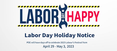 Labor Day Holiday Notice 