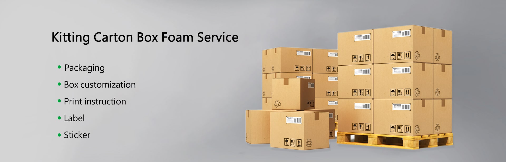 PCB Kitting Carton Box & Foam Service