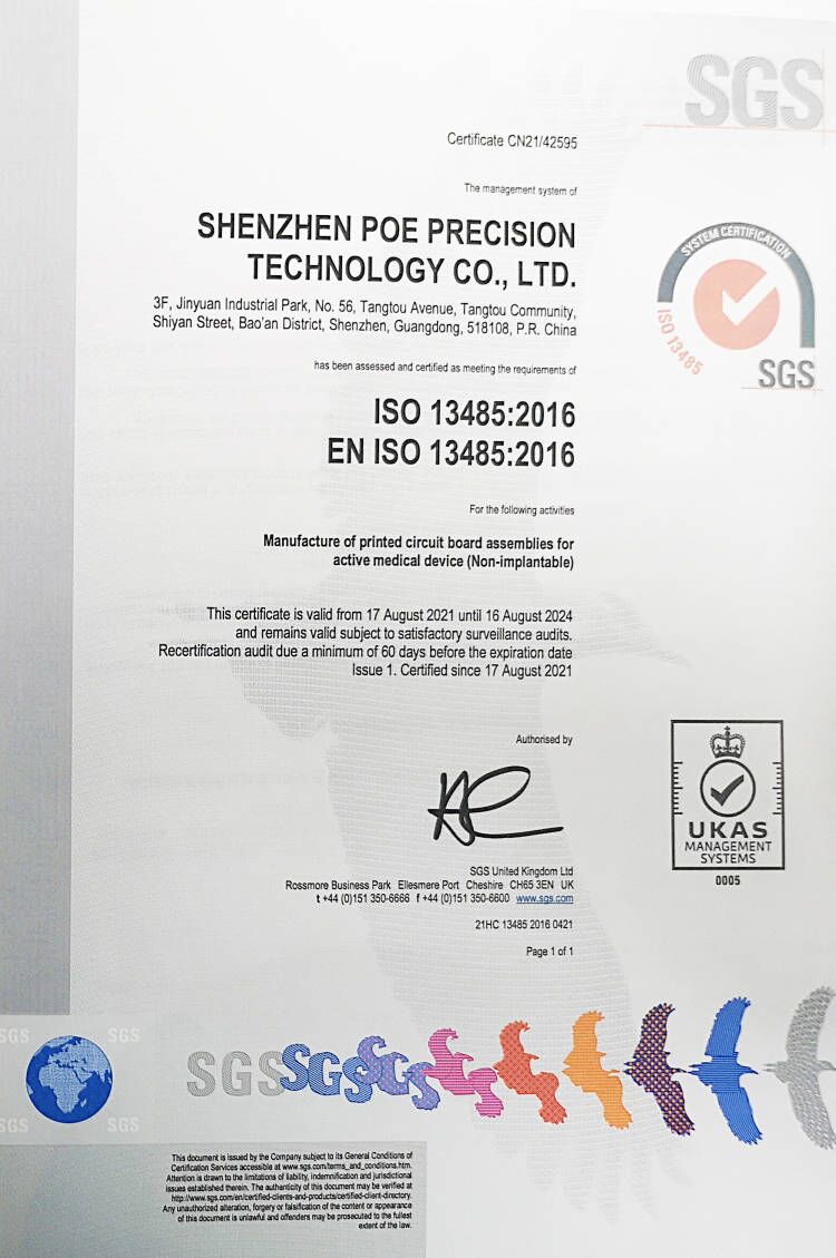 ISO 13485 certification-pcbamake.com